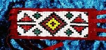 Native Flute Beaded Wrap